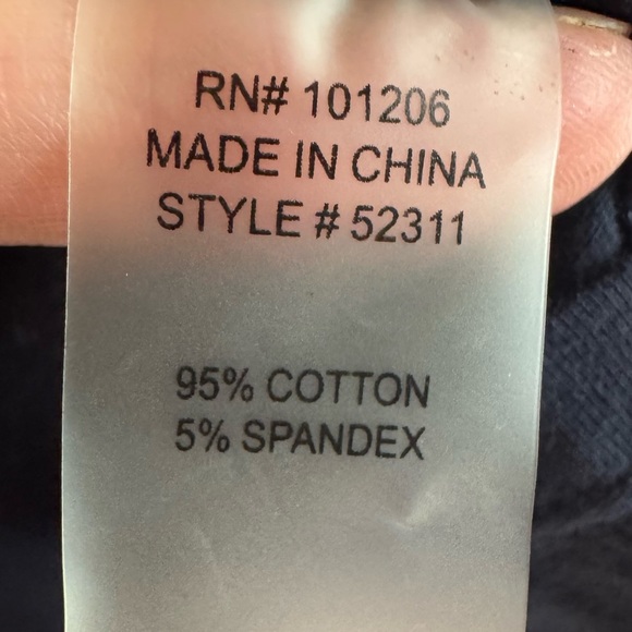 Soft Surroundings Women's 42DD Navy Blue Short Sleeve T Tee Shirt Underwire Bra - Picture 3 of 5